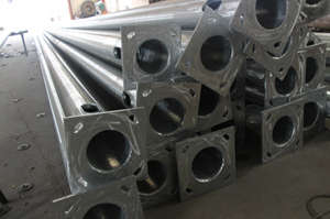 5m6m7m8m9m10m Conical Steel Street Lighting Pole