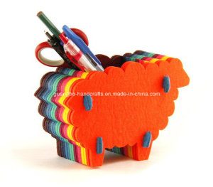 Felt Fashion Sheep Shape Custom Gift Pencil Case