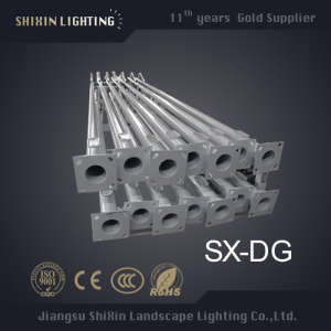 Hot-DIP Galvinized 3m-12m Steel Pole Lamp Post Prices